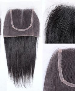 Virgin Hair Lace Closure Natural Straight